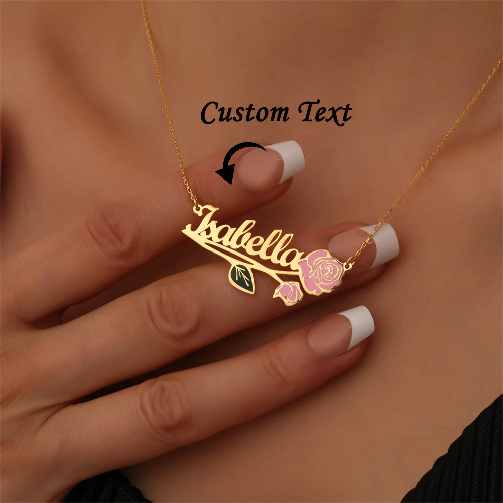 Kişiselleştirilmiş Renkli Doğu - Name Necklace Custom incelemesi ve fiyatı