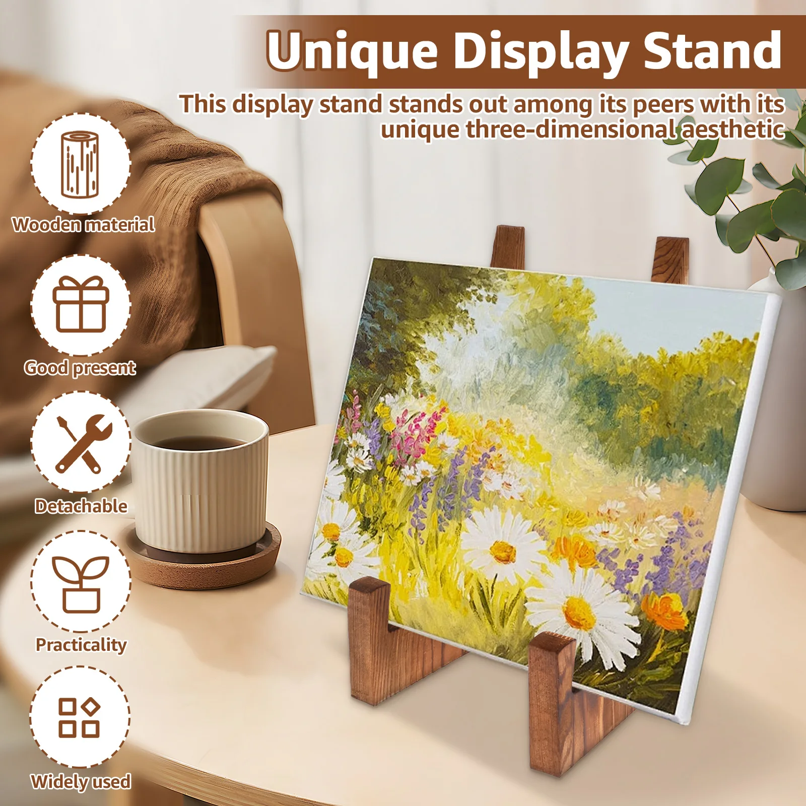 Ahşap Tabak Standı Masaüstü Ta - Engraved Wood Frame incelemesi ve fiyatı