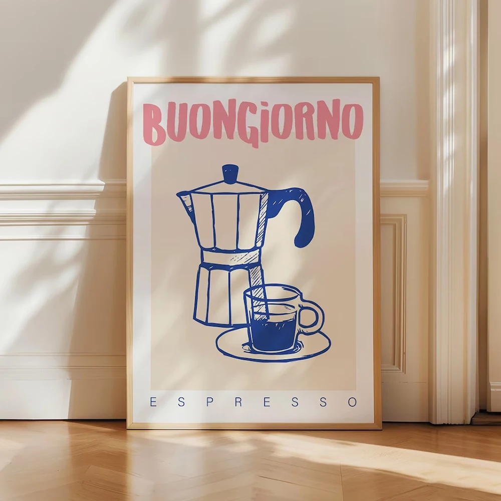 Modern Kahve Espresso Duvar Sa - Custom Map Poster incelemesi ve fiyatı